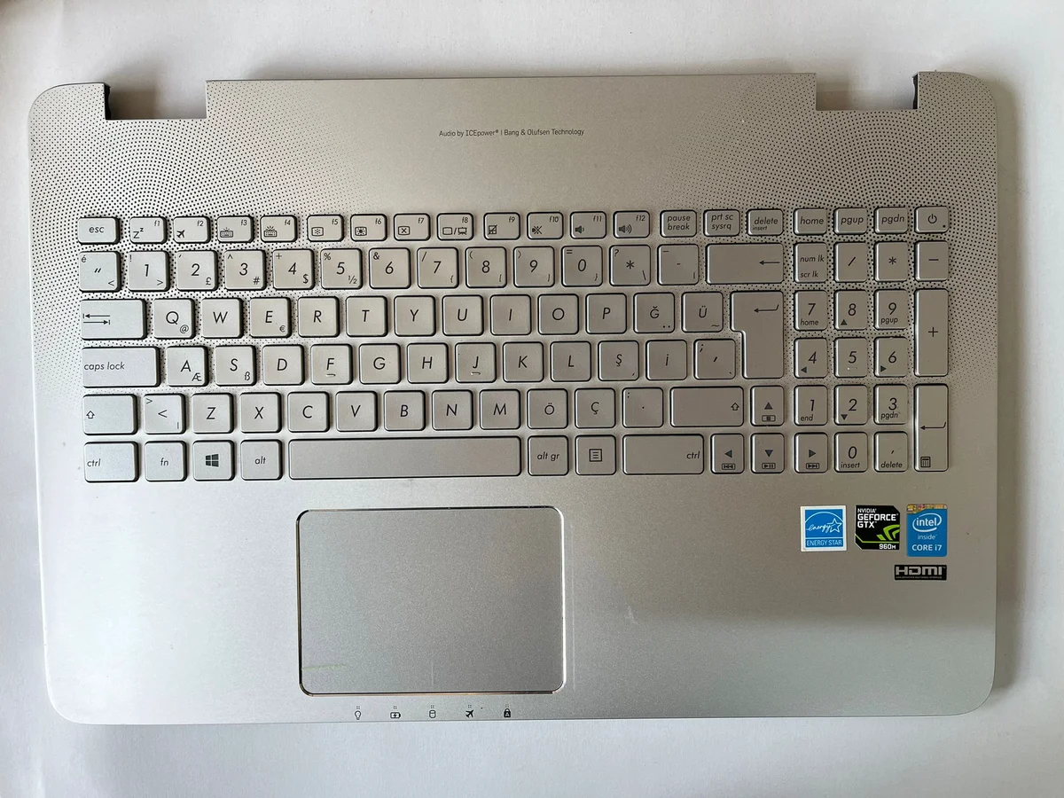 Asus N551 N551V N551VW N551J N551JW G551 G551J Klavye Kasa Üst Kasa 13NB0AH1AM0601