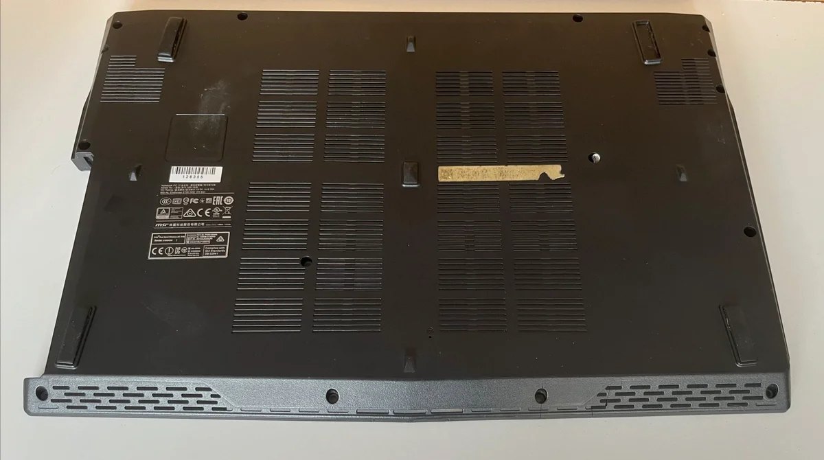 Msi GL62 GE62 MS-16J6 GL62, GL62M, GL62MVR, GL62VR, 6QC, 6QD Alt Kasa Ver.2