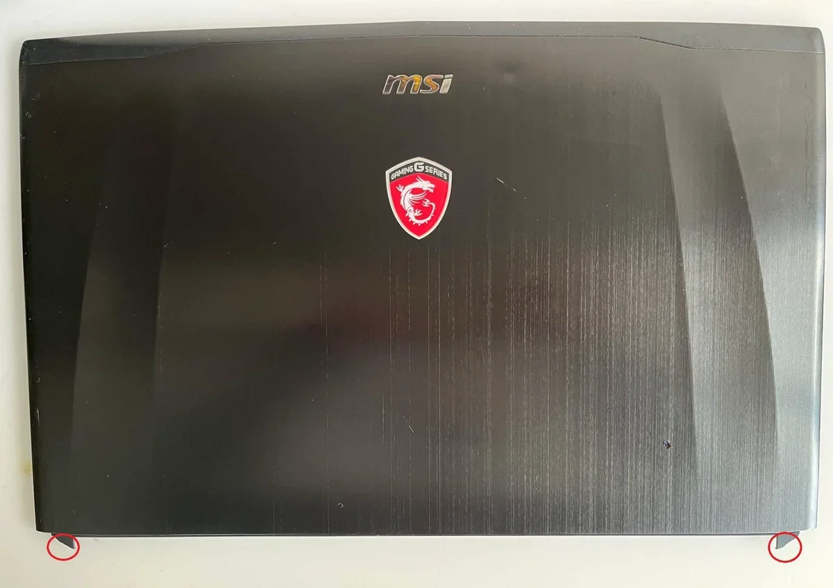 MSI GE72 2QD APACHE COVER MS-1791 MS-1792 ARKA KAPAK 307791A212Y311 307791A223Y311 307791C411Y31 E2P-7910412-Y31 7910115-Y31 307791A216Y311